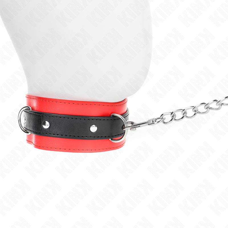 Collar KINK con Correa y Cinturón 65 cm - Rojo