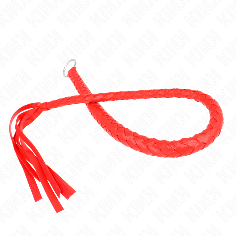 Látigo Serpiente KINK con Anillo Rojo 65 cm