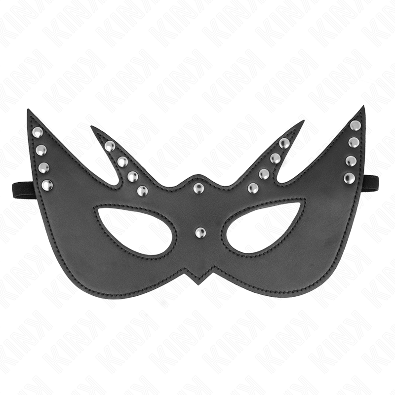 Kink Bat Mask with Rivets - Máscara de Bondage Unisex 23x15 cm