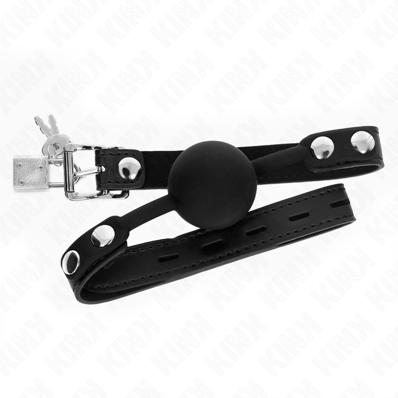 Mordaza de Bola de Silicona 4 cm con Cierre de Seguridad - Kink Model 1
