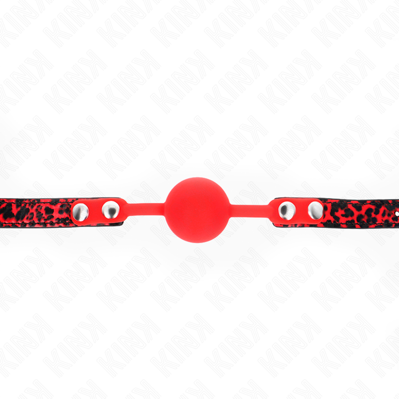 Kink Silicone Ball Gag 4 cm - Mordaza de Silicona Ajustable