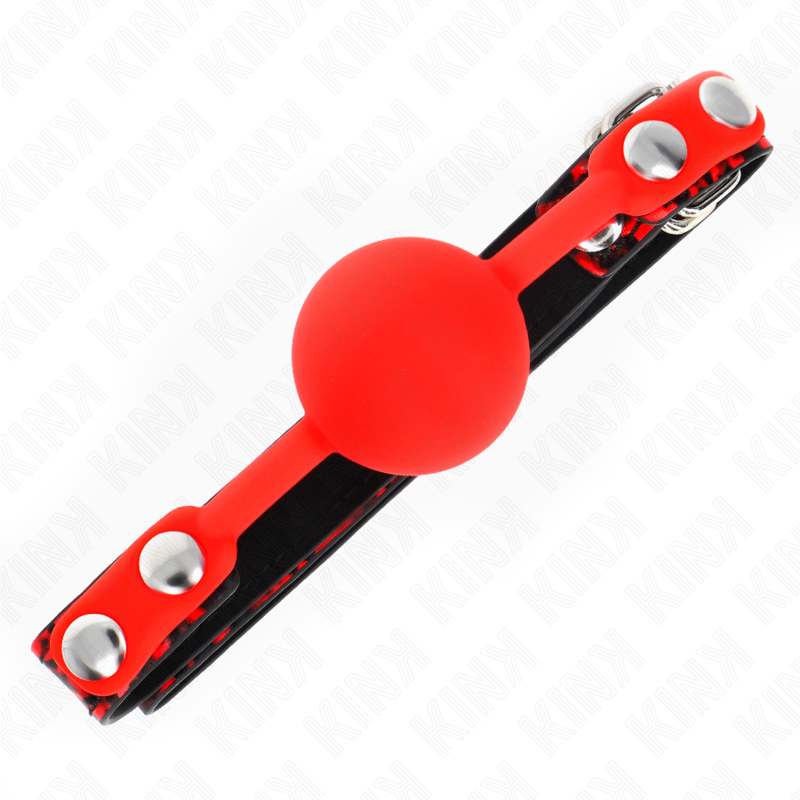 Kink Silicone Ball Gag 4 cm - Mordaza de Silicona Ajustable