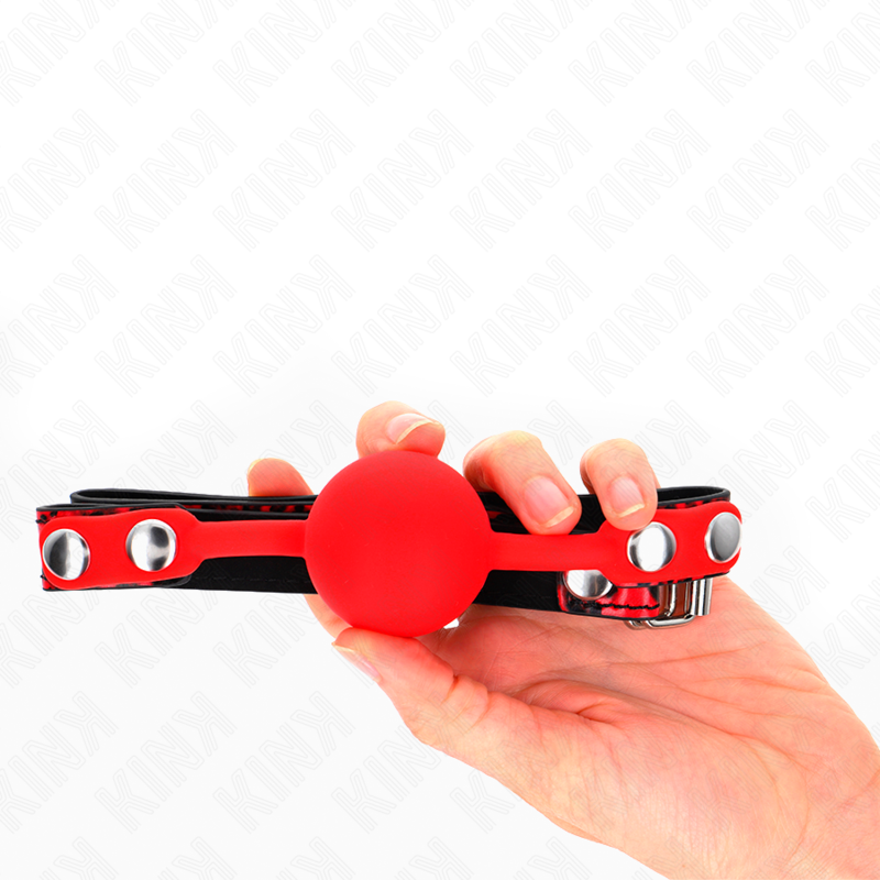 Kink Silicone Ball Gag 4 cm - Mordaza de Silicona Ajustable