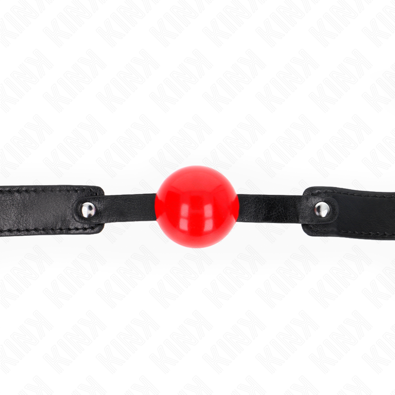 Ball Gag KINK Soft TPE 4cm - Correa Ajustable 41-61cm