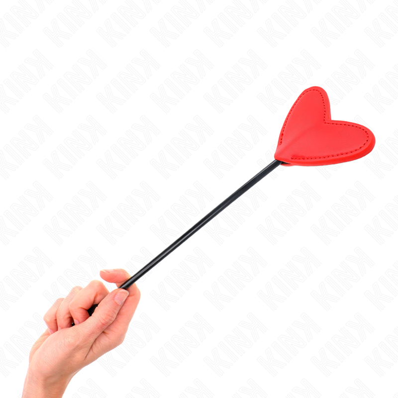 Paleta KINK Corazón Roja 33x10 cm - Juegos BDSM