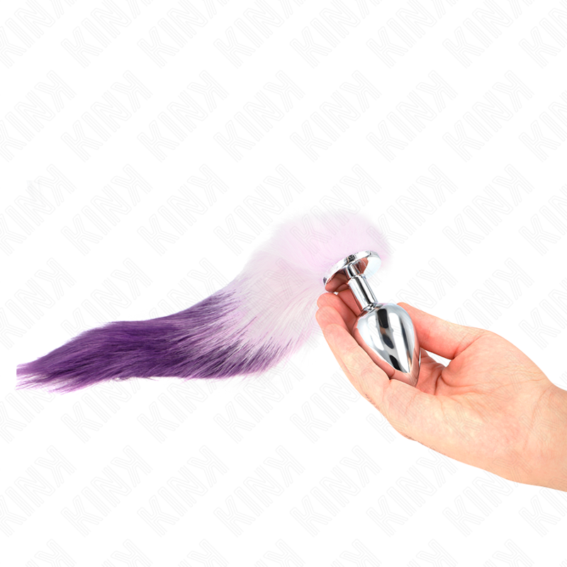Plug Anal KINK Talla L con Cola Sintética 40 cm - Silicona Premium