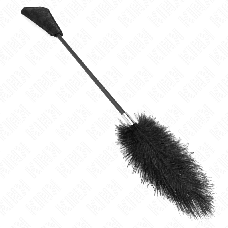 Kink Ostrich Feathers Tickler - Plumas de Avestruz 56 cm para Juego Sensorial