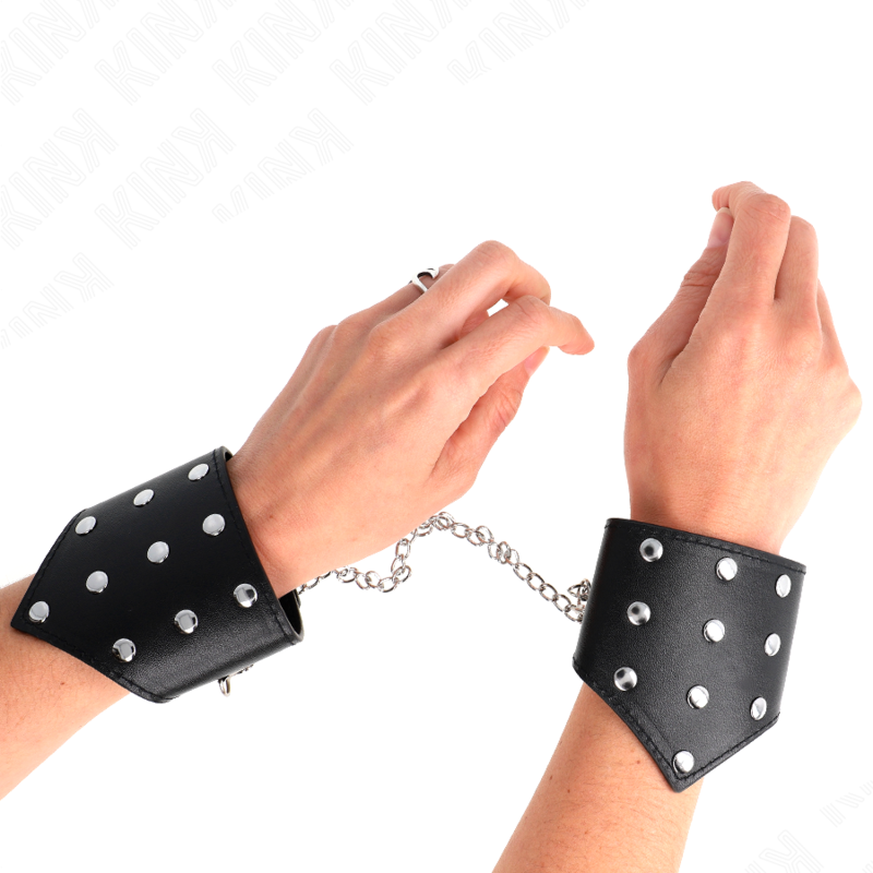 Kink Black Point Style Wristbands - Esposas de Muñeca Ajustables con Cadena