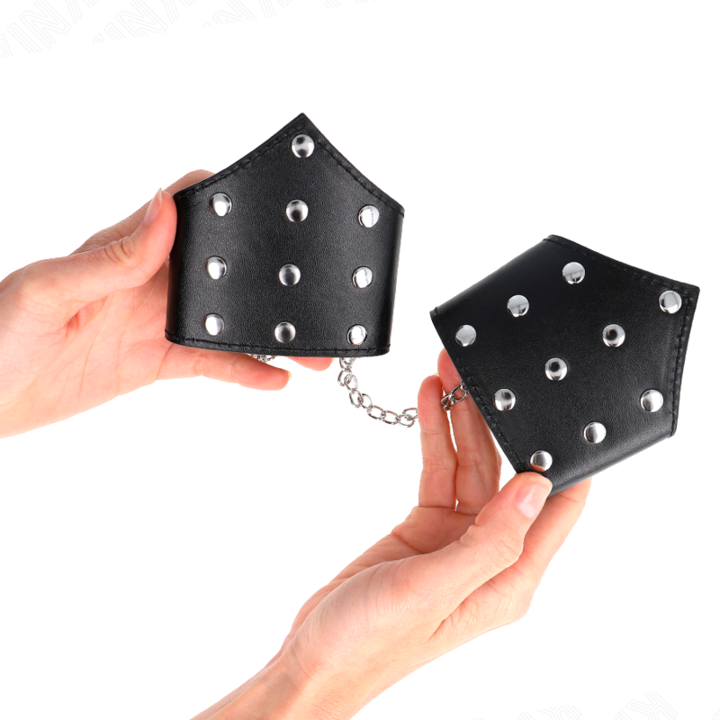 Kink Black Point Style Wristbands - Esposas de Muñeca Ajustables con Cadena