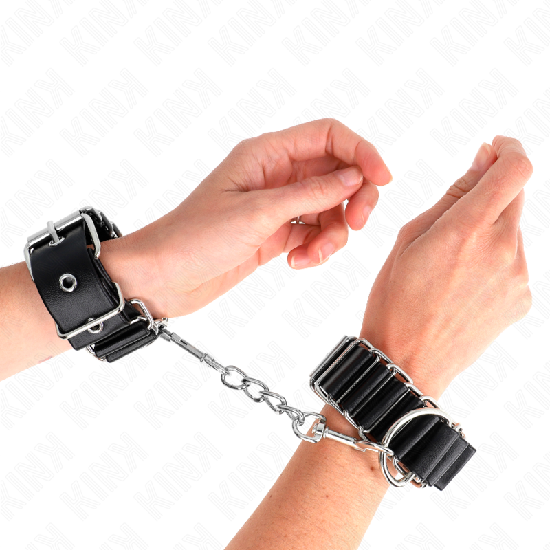Kink Wrist Restraints Black - Esposas Ajustables 16-22 cm