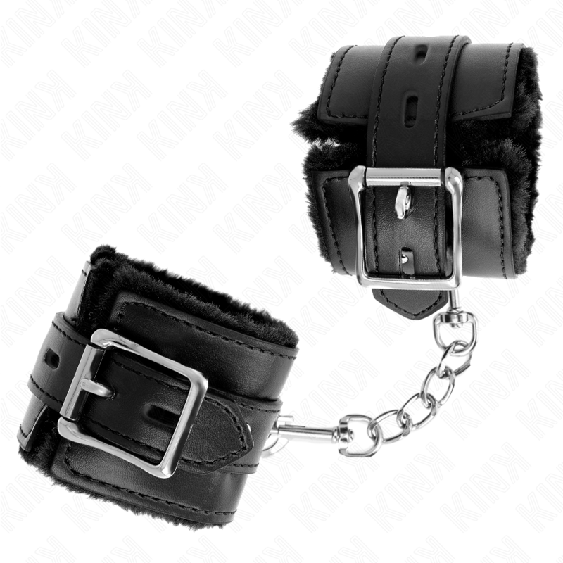 Kink Fur Lined Wrist Restraints - Esposas Ajustables con Forro de Peluche