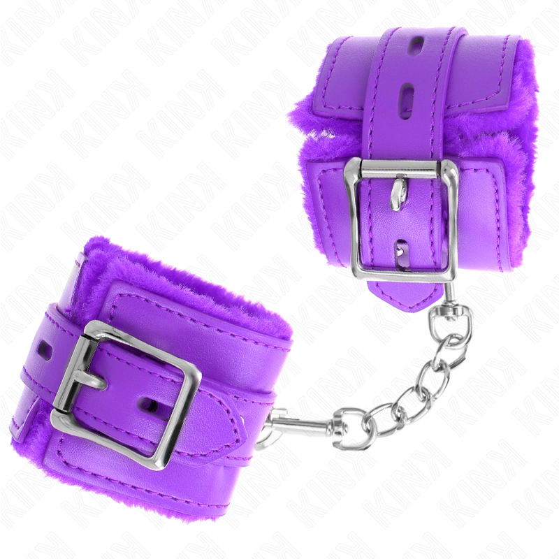 Esposas de Muñeca Kink con Forro de Piel - Ajustables 17-29 cm