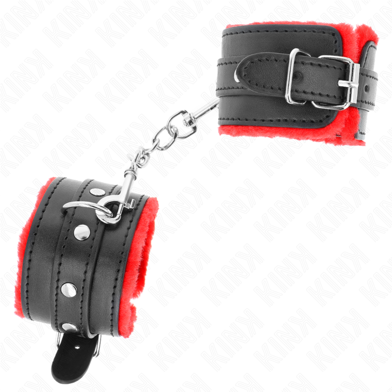 Esposas de Muñeca Premium Kink con Forro de Piel - Ajustables 17-29 cm