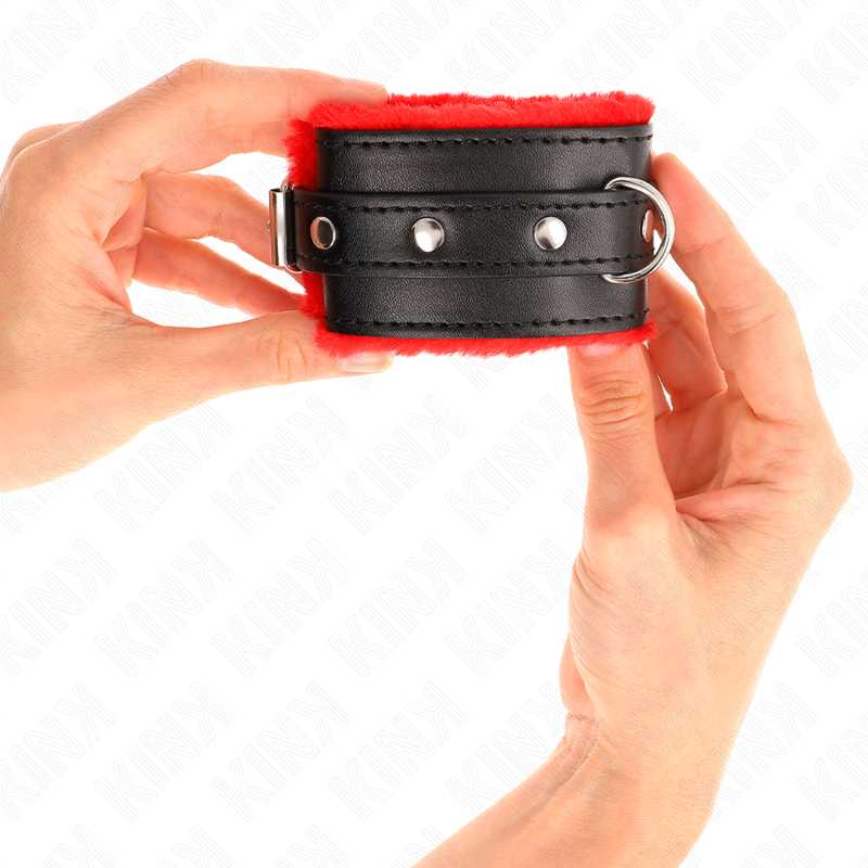Esposas de Muñeca Premium Kink con Forro de Piel - Ajustables 17-29 cm