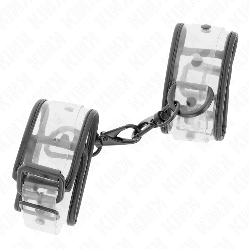 Kink Clear Wrist Cuffs - Esposas de Muñeca Ajustables 18-30 cm
