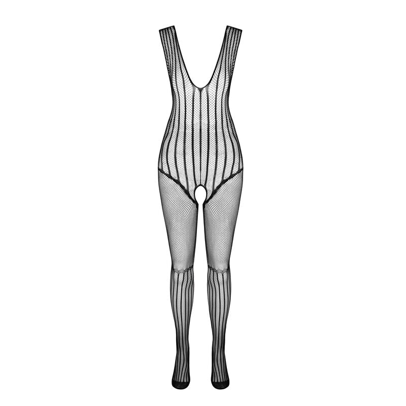 PASSION BS 103 Bodystocking Negro Talla Única - Lencería Sensual