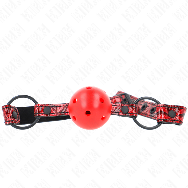 Mordaza de Bola KINK Diamante 4.5 cm - Ajustable BDSM