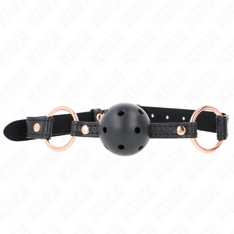 KINK Premium TPE Ball Gag 4 cm - Correa Ajustable 60x2 cm