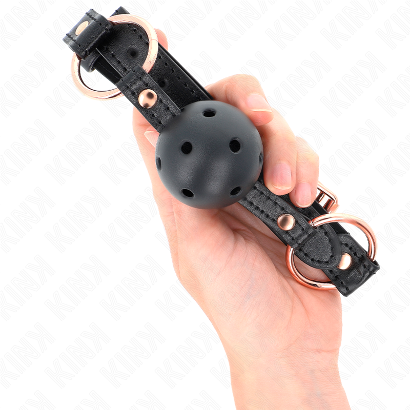 KINK Premium TPE Ball Gag 4 cm - Correa Ajustable 60x2 cm