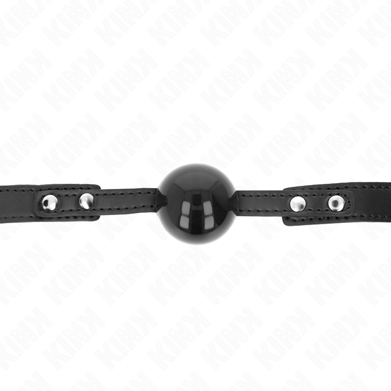KINK Ball Gag TPE Suave 4cm - Correa Ajustable 37-52cm