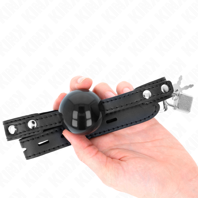 KINK Ball Gag TPE Suave 4cm - Correa Ajustable 37-52cm