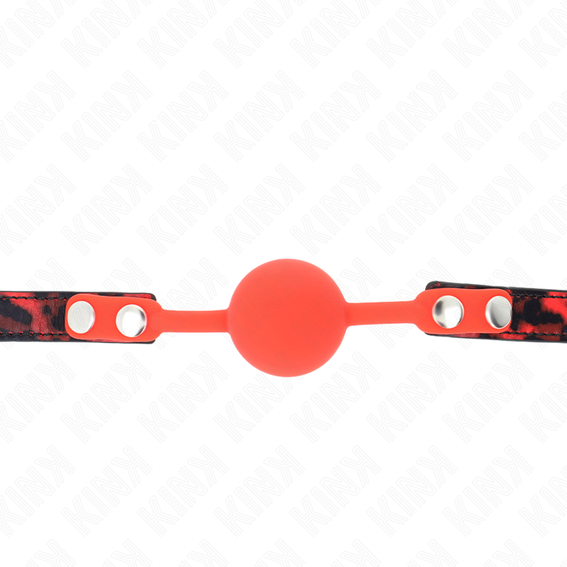 Kink Model 2 Silicone Ball Gag 4 cm con Cierre de Seguridad