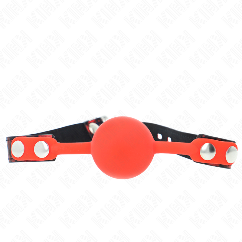 Kink Model 2 Silicone Ball Gag 4 cm con Cierre de Seguridad