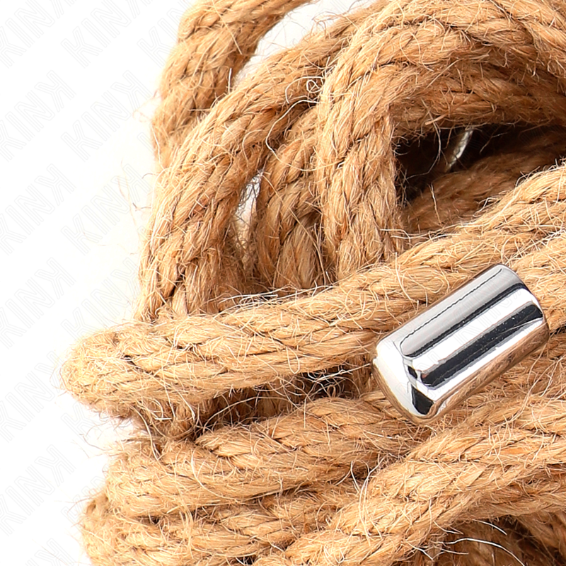 Cuerda de Cáñamo con Cabezal Metálico 5 Metros - KINK Rope Arts
