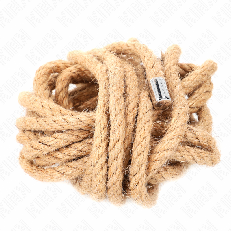 Cuerda de Cáñamo con Cabezal Metálico 5 Metros - KINK Rope Arts