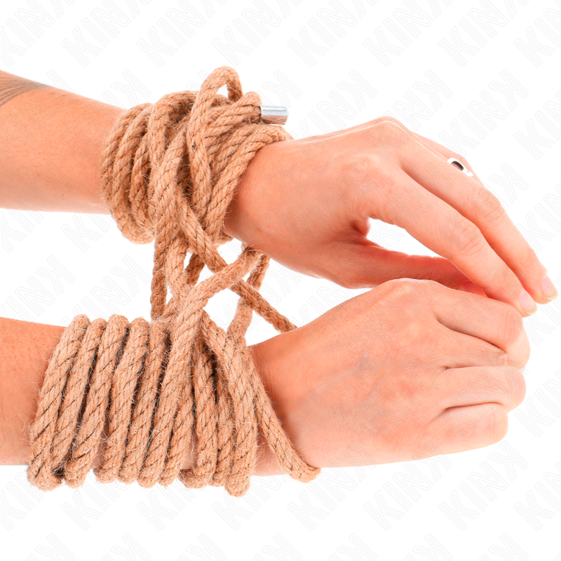 Cuerda de Cáñamo con Cabezal Metálico 10 Metros - KINK Rope Arts
