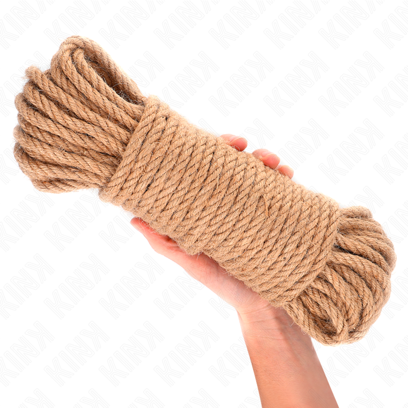 Cuerda de Cáñamo 20 Metros con Cabezal Metálico - KINK Rope Arts