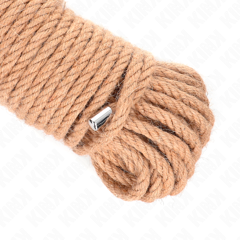 Cuerda de Cáñamo 20 Metros con Cabezal Metálico - KINK Rope Arts