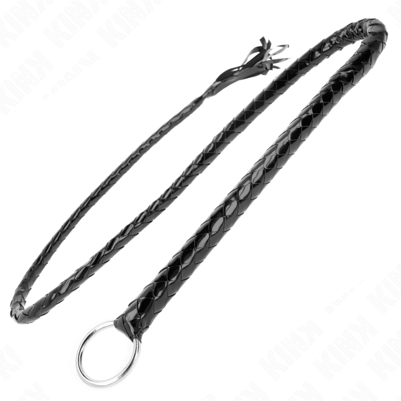 Kink Long Shiny PVC Whip - Látigo de 138 cm Material Brillante