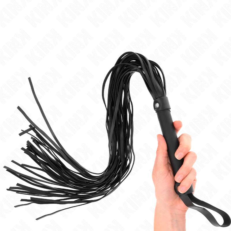 Kink Imitation Sheep Skin Whip 60 cm - Látigo de Cuero Sintético