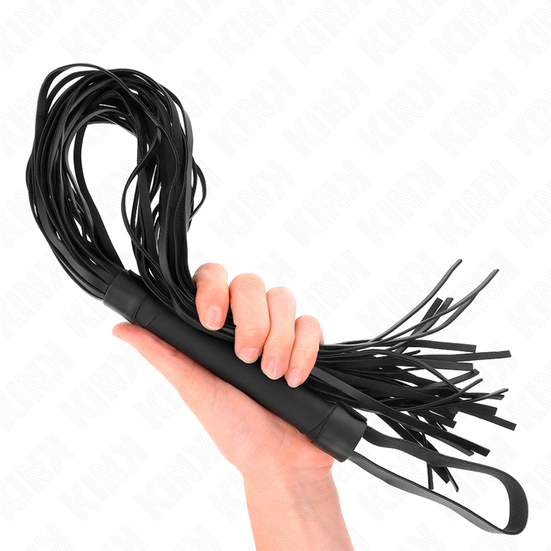 Kink Imitation Sheep Skin Whip 60 cm - Látigo de Cuero Sintético