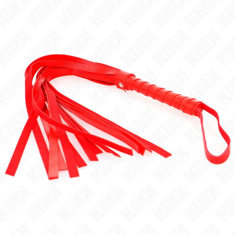 KINK Simple Red Whip 45 cm - Látigo BDSM de Control