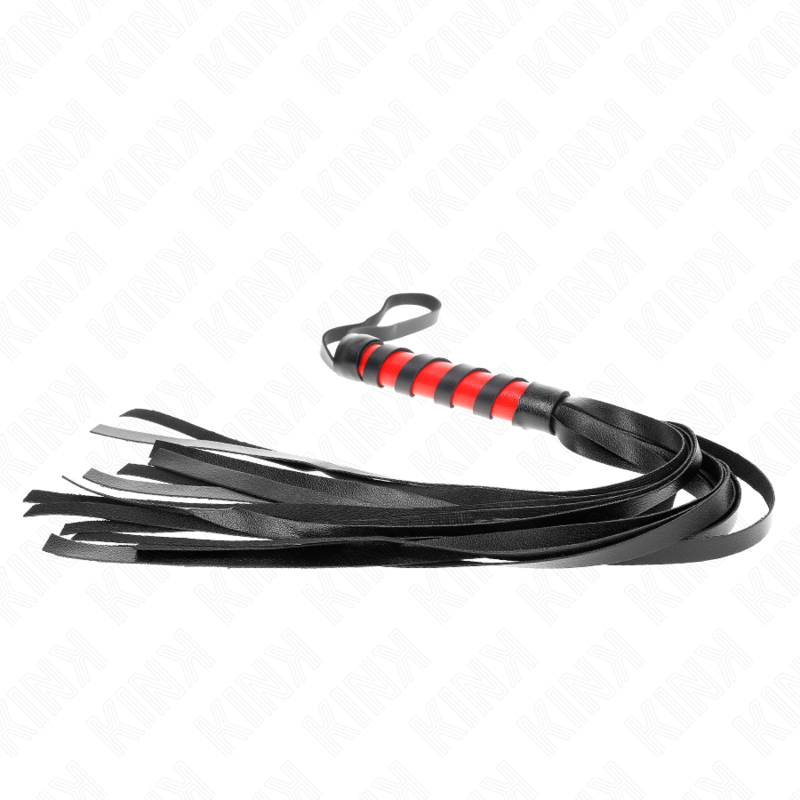 Kink Short Handle Whip 45 cm - Látigo de Silicona con Forma de Rosa
