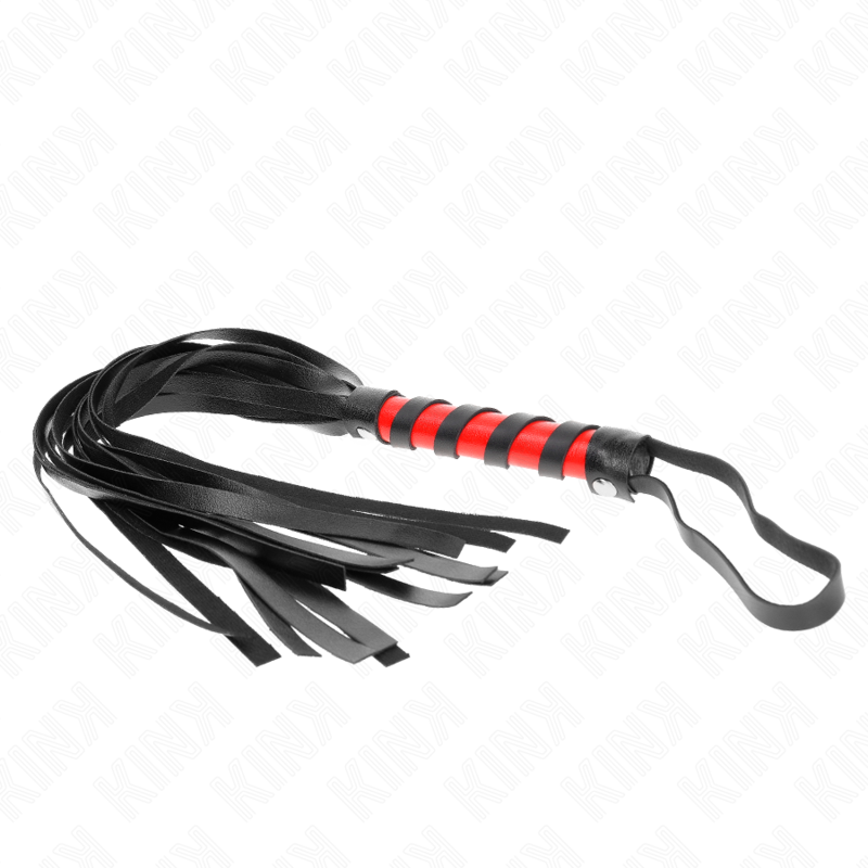 Kink Short Handle Whip 45 cm - Látigo de Silicona con Forma de Rosa