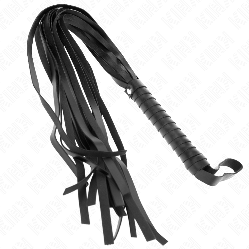 Kink Negro Short Handle Long Tail Whip 70 cm