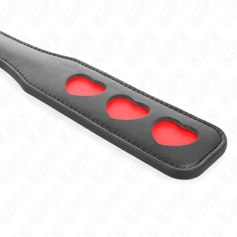 Pala Corazones KINK 32 cm - Silicona Flexible para Juego Íntimo