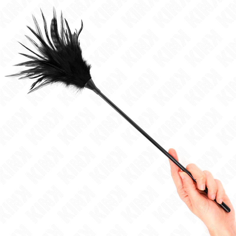 Kink Multiple Black Tickle Feathers - Plumas Cosquilleras 45 cm