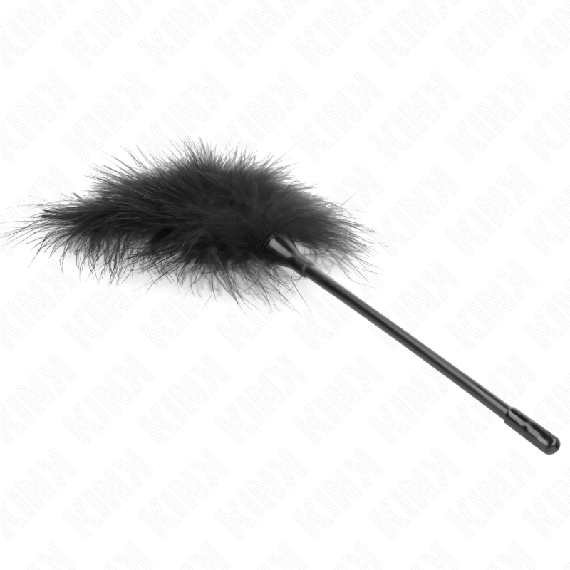 Kink Black Tickle Feathers - Plumas Sensoriales para Bondage 27 cm