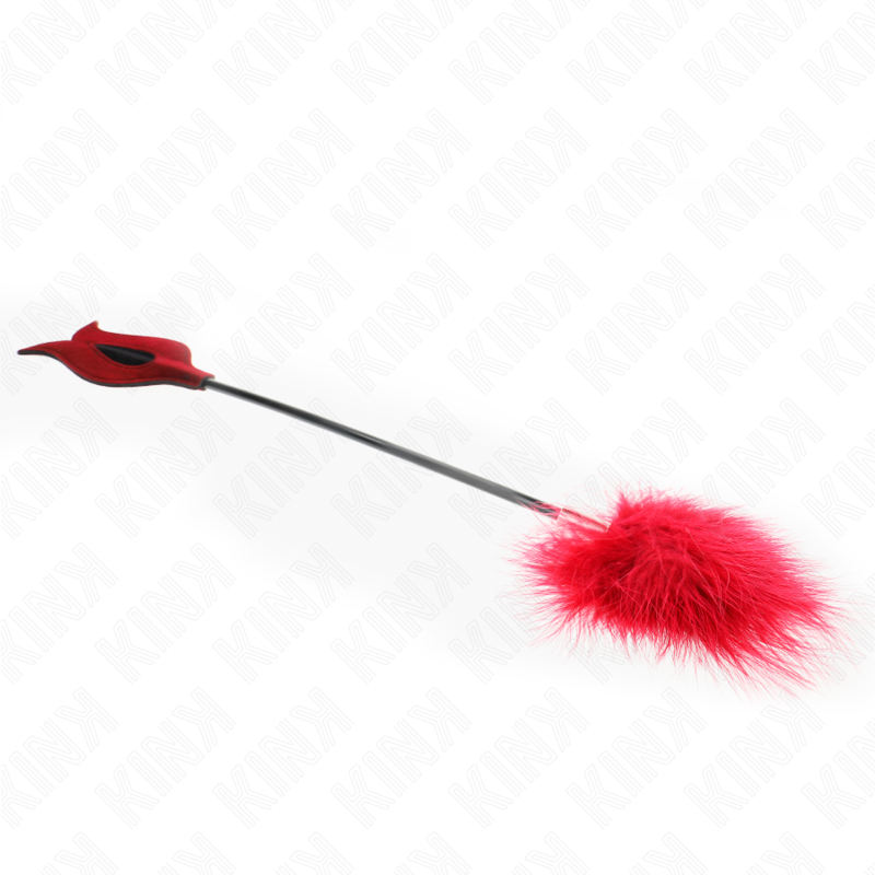 Kink Tickle Feathers - Pala Erótica con Forma de Rosa 8 cm