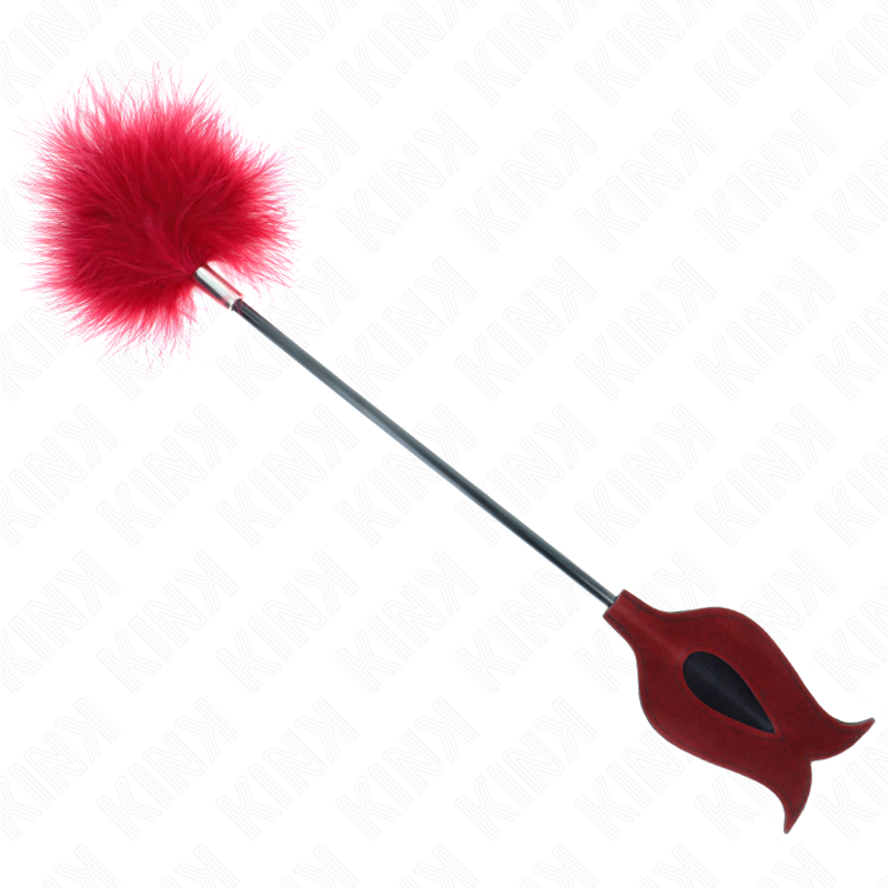 Kink Tickle Feathers - Pala Erótica con Forma de Rosa 8 cm