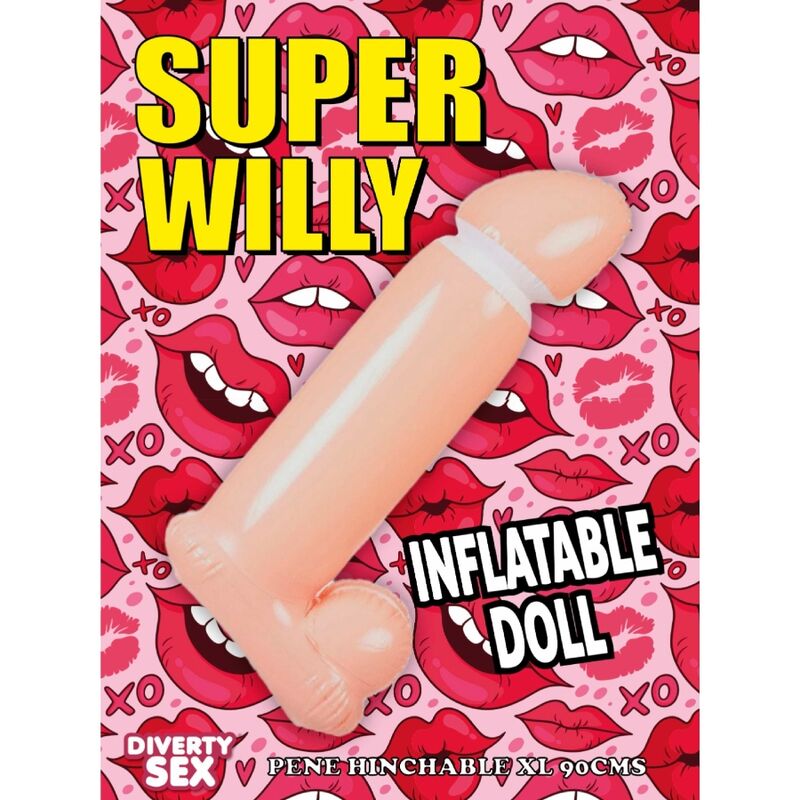 Diablo Picante Inflatable Penis 100 cm
