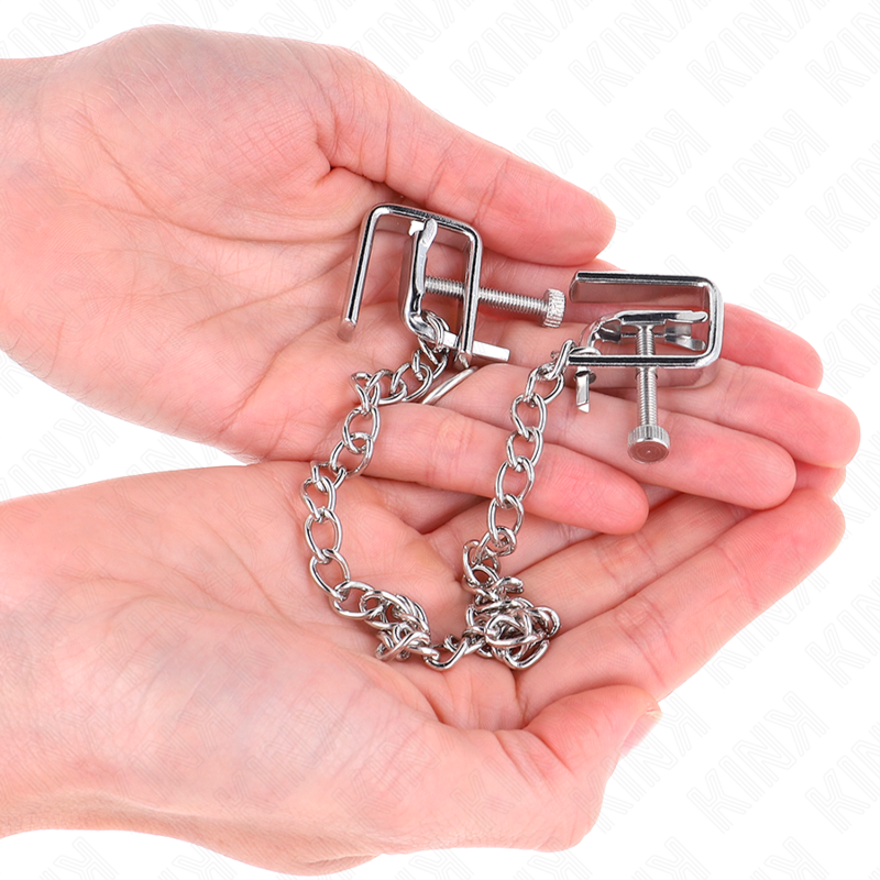 Kink Chain Nipple Vise Clamps - Pinzas de Metal con Cadena 30 cm