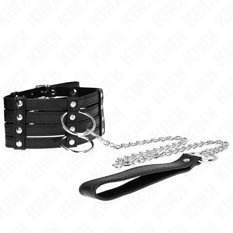 Collar Necklace with Belt 65 cm Ajustable KINK - Estilo Sumisión