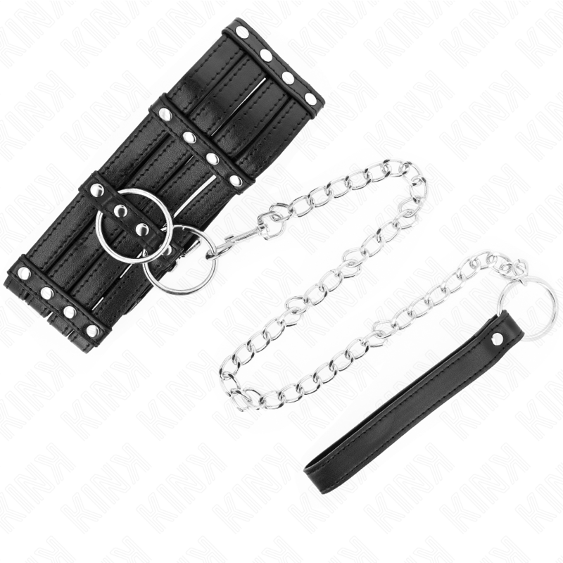 Collar Necklace with Belt 65 cm Ajustable KINK - Estilo Sumisión