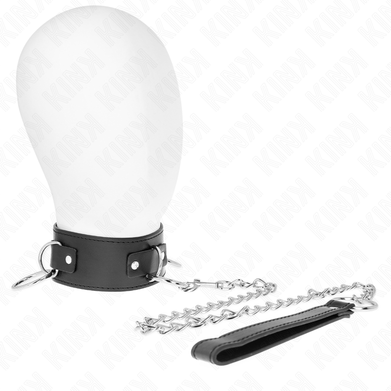 Collar KINK con Correa 65 cm - Modelo 3 Anillas Ajustable 36-43 cm