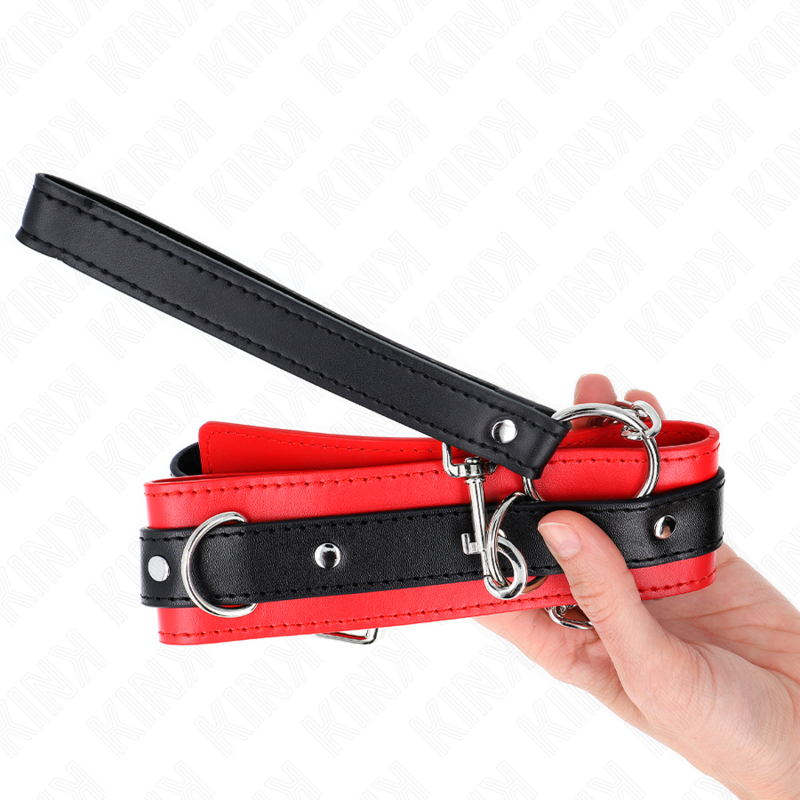 Collar KINK Basic Model con Correa 65 cm - Rojo